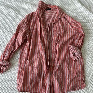 white fox botton down shirt